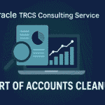 Chart illustrating the process of cleaning up accounts for improved financial organization and accuracy.