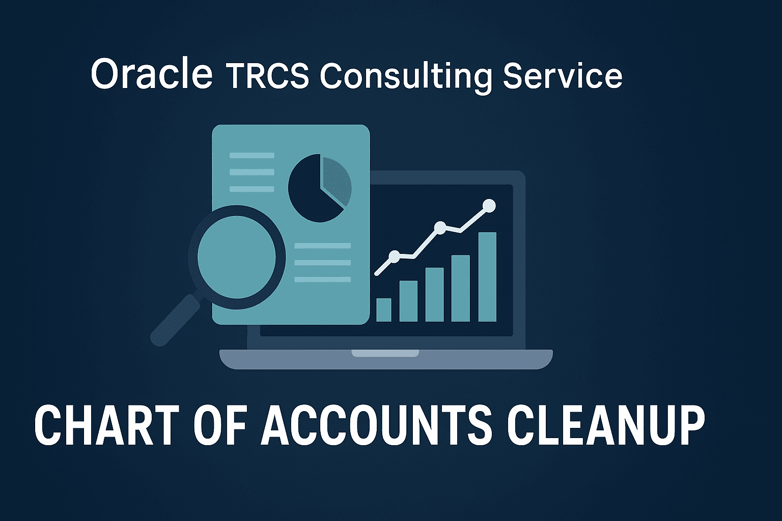 Chart illustrating the process of cleaning up accounts for improved financial organization and accuracy.