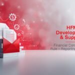 Image depicting the phrase "HFM Development & Support" in a professional font on a clean background.