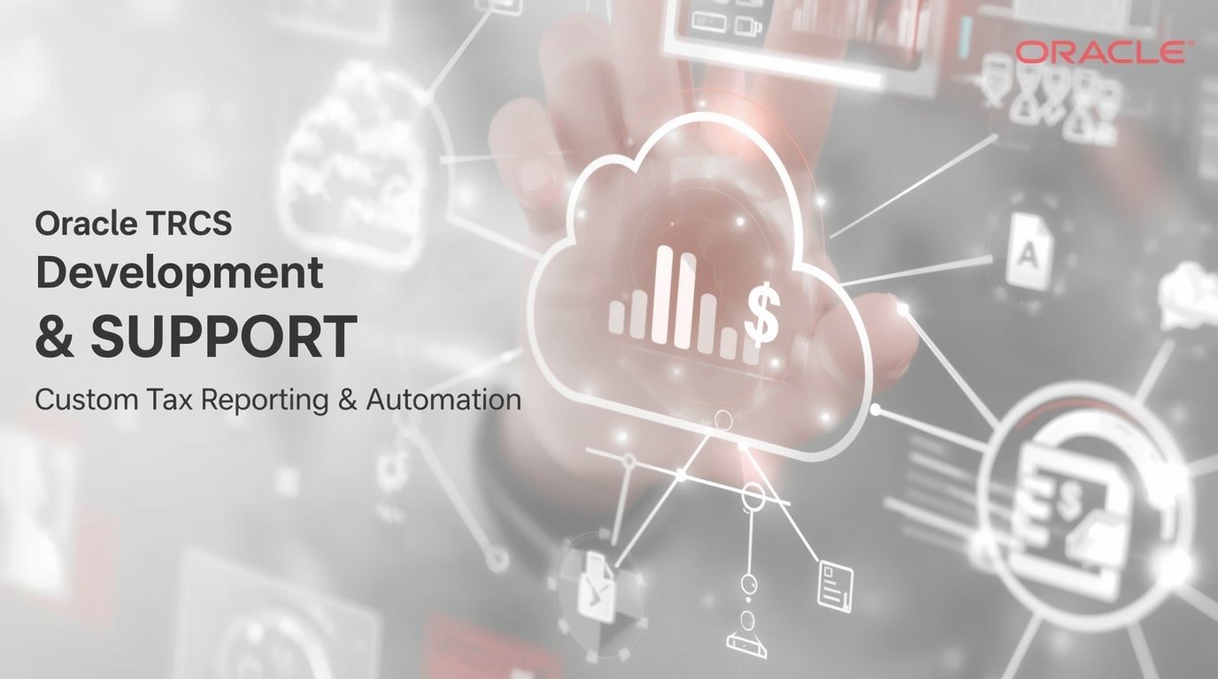 Oracle TCS development and support services showcased in a professional setting.